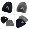 Weuiean GOZZ-95 Dog Embroidered Knit Hat, Ribbed Knit Cap, Men's,