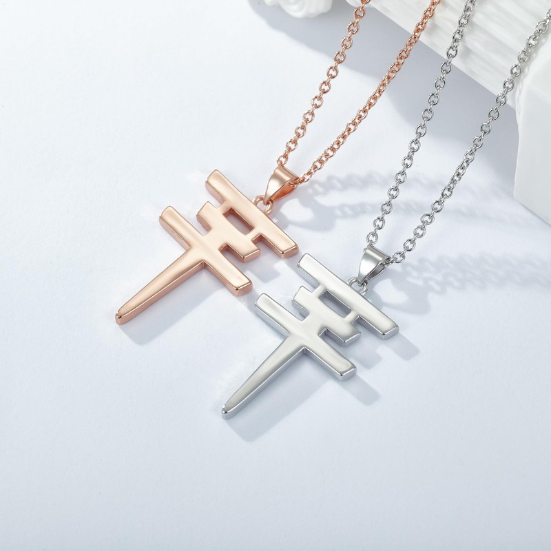 ZENRUIMING 2 Fashion Tokyo Hotel Necklaces, Minimalist Stainless Steel Tokyo