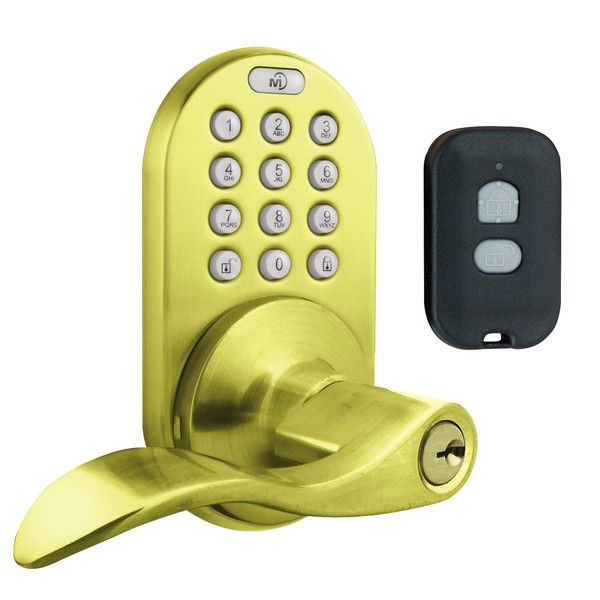 MiLocks XKL-02P Digital Lever Handle Door Lock with Keyless Entry