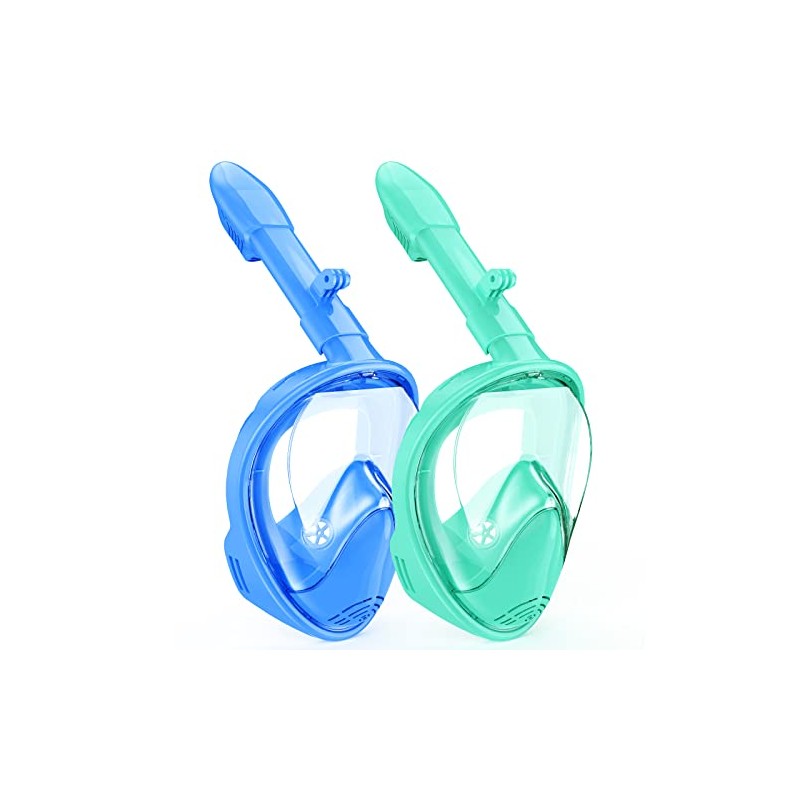 Ezire Kids Snorkel Mask Full Face (Cyan Blue)