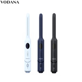 VODANA Airtech Root Perm Slim Iron 1ea, Color:Jet Black
