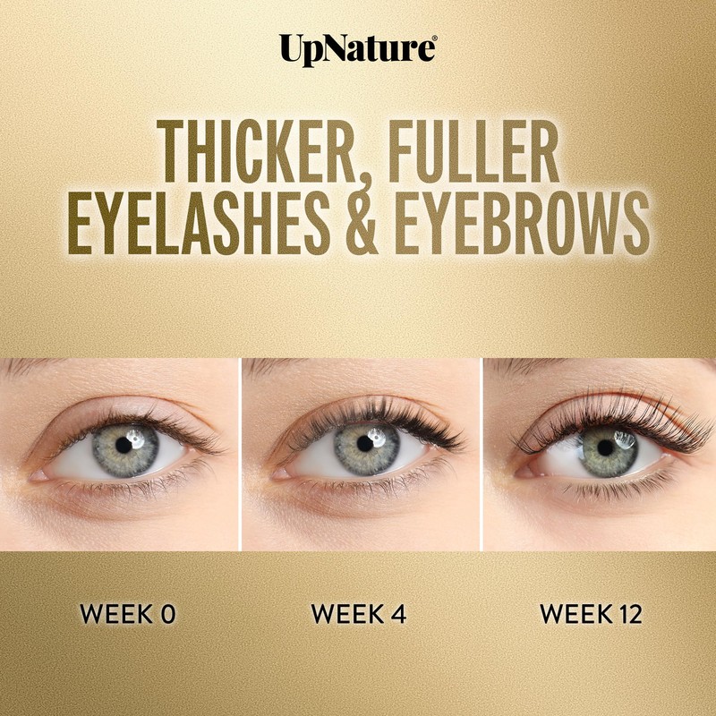 UpNature Organic Castor Oil for Eyelashes – Lash Serum for