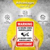 2 PС Video Surveillance Sign French - 7 x 10