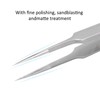 Bet-Q3 Tweezer Stainless Steel Laboratory Forceps Microscope Fingerprint Tweezer Precision