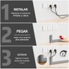 Cubierta de Cable de Suelo 6.6FT, Organizador Cables Autoadhesivo Silicona,