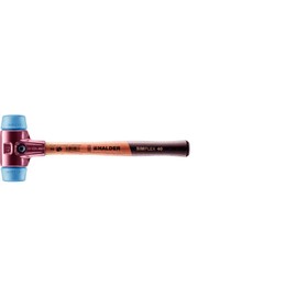 Halder 3001040" Simplex TPE-Soft-Face Mallet, Multi-Colour, 40 mm