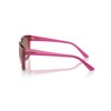 Vogue Eyewear VO5558S Sunglasses, Cherry/Transparent Fuchsia Glitter/Pink Gradient Brown, 55