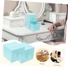 CAXUSD 2pcs Stackable Organizer for Cosmetics and Jewelry Versatile Desk