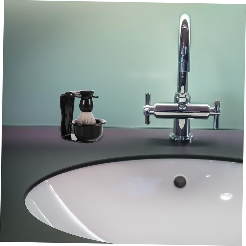 Gatuida 1 Set Shaving Brush Kit with Foaming Bowl Razor