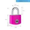 Yale - YE3B/25/112/1/P Standard Security 25mm Aluminium Padlock - Pink