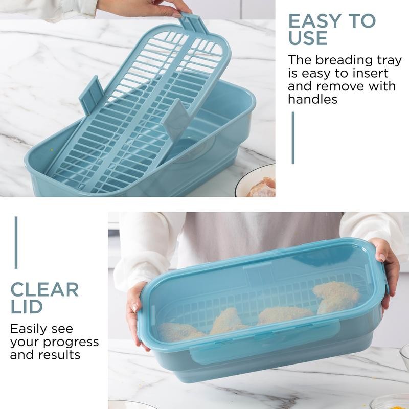 COOK WITH COLOR Collapsible Batter Bowl - Mess Free Breading