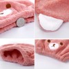 Girls' Ultra Absorbent Hair Drying Wrap Towel Hat Cartoon Cute