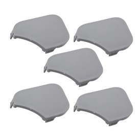 5 PCS/SET SHLPDFM White Front Bumper Towing Eye Cover Tow Hook Cap 1375861, 6S6117A989AA Compatible With Ford Fiesta Mk6 2005-2008