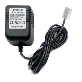 UPMMUD AC24V Power Adapter, 9.8ft Cord, Black, Wall Plug for Rain Bird UT1 SST Series and Indoor Irrigation Timer Systems Compatible withDingdong doorbell