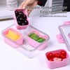 KEYVOZ Snackle Box Container with Lid- Travel Charcuterie Box with