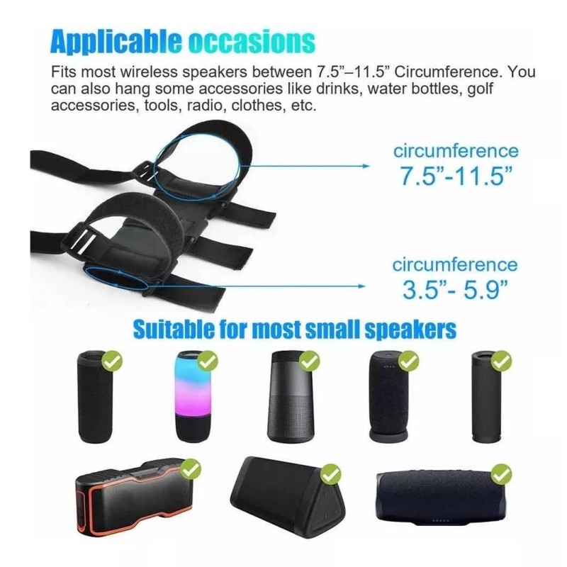 Estuchelandia Soporte Bicicleta Para Bocina Jbl Flip Bose Soundlink Sonos