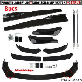 For Ford Taurus SHO Front Rear Bumper Lip Spoiler Body Kit Splitter Side Skirt