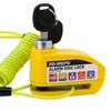 FD-MOTO Alarm Disc Lock & Reminder Cable Yellow