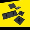 Zaky Standard Plastic Square Rectangle Aluminum Extrusion End Cap 2020/3030/4040/2040/3040/4080