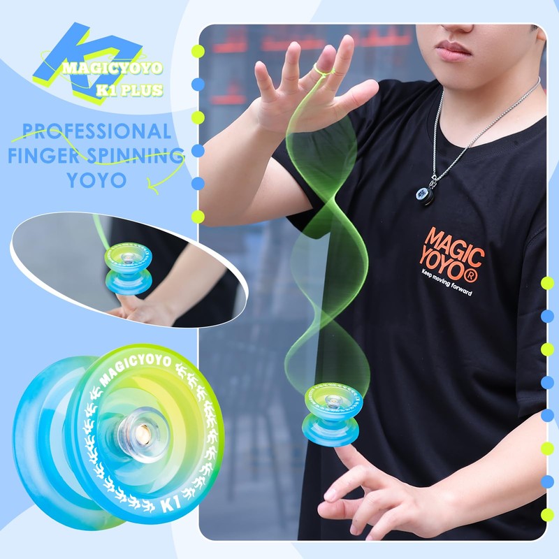 MAGICYOYO Yoyo per bambini K1 per 8-12 o superiore, Yoyo