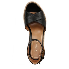 Vionic Marina Women's Wedge Comfort Sandal Black - 8.5 Medium