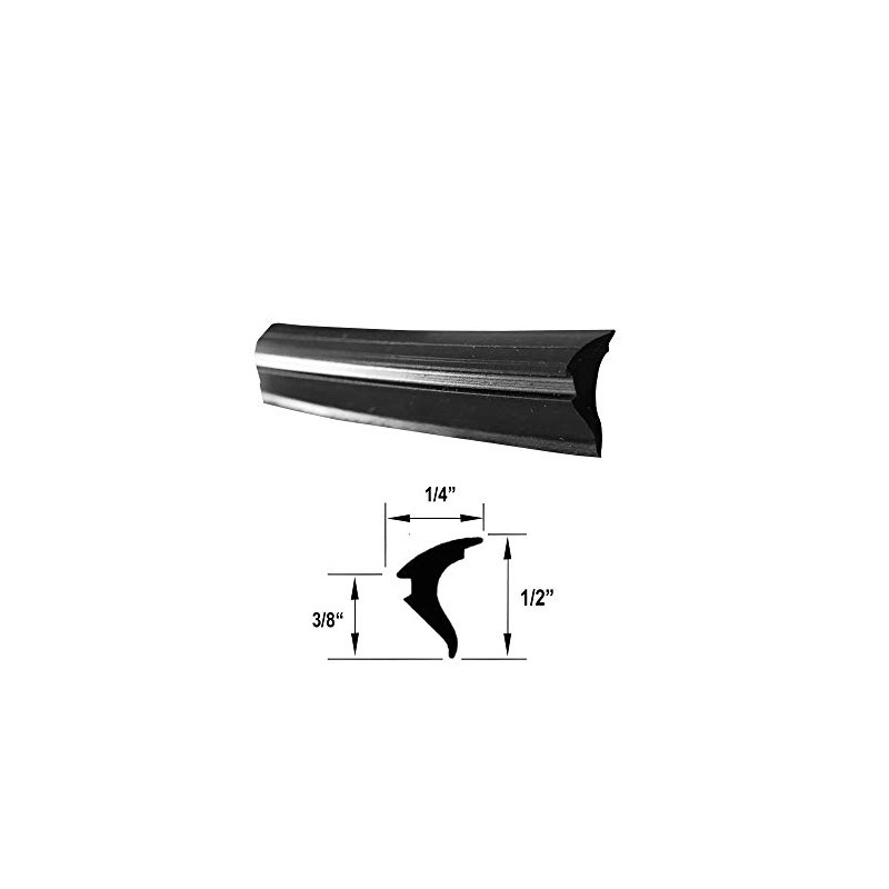 Gordon Glass Roll-in Universal Replacement Glazing Vinyl Spline for Framed