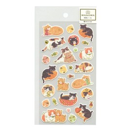 WANOWA 1354125 Japanese Sticker, Cute, Modern