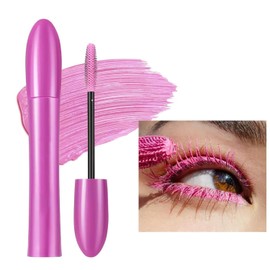 Kyannkara Volumizing Mascara Waterproof Long Lasting No Clumping Formula, Smooth Application Color Your Lashes Pink