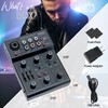 Pyle Professional Wireless DJ Audio Mixer- 3-Channel Bluetooth DJ Controller