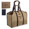 Goture 20oz Waxed Canvas 23.8×11.8×19.6 inch Firewood Carrier Bag, Waterproof