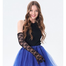 Simplicity Women's Vintage Floral Lace UV Protection Gloves - -