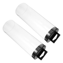 BESPORTBLE 2Pcs Transparent Tennis Ball Holder Portable Container for Tennis Balls Unique Patterns