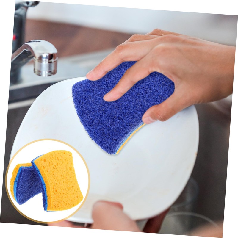 Ipetboom 2sets 6pcs Multi Use Kitchen Sponges Durable Cleaning Accessories