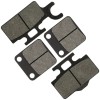 Caltric Front and Rear Brake Pads for Kawasaki KX65 2000-2020