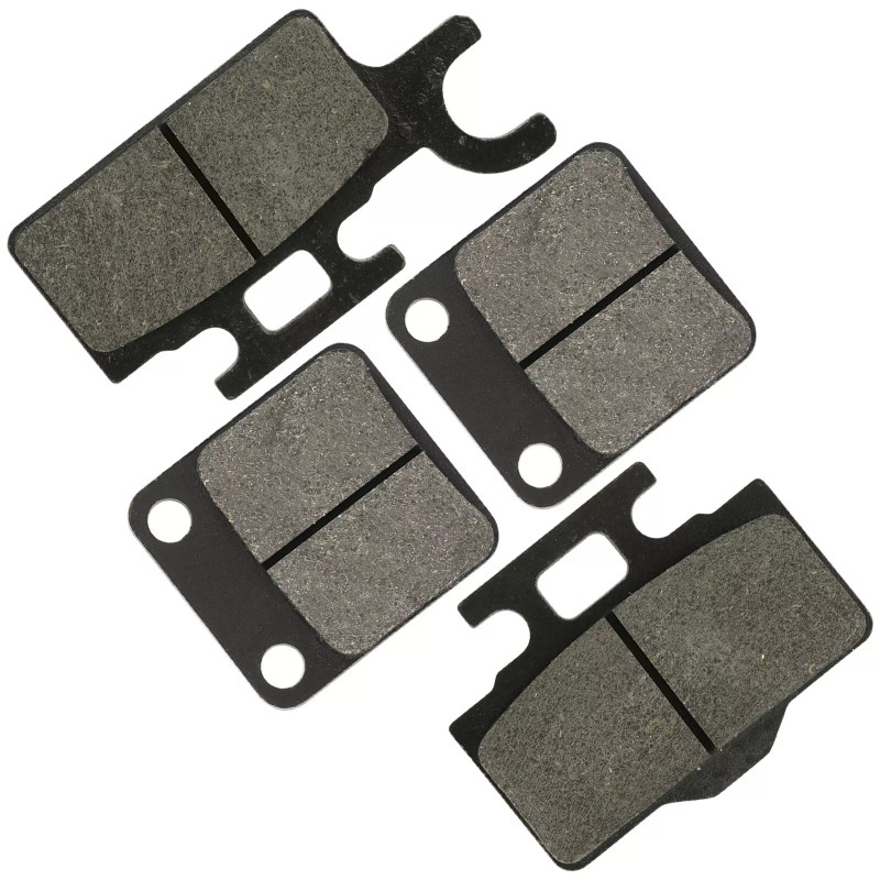 Caltric Front and Rear Brake Pads for Kawasaki KX65 2000-2020