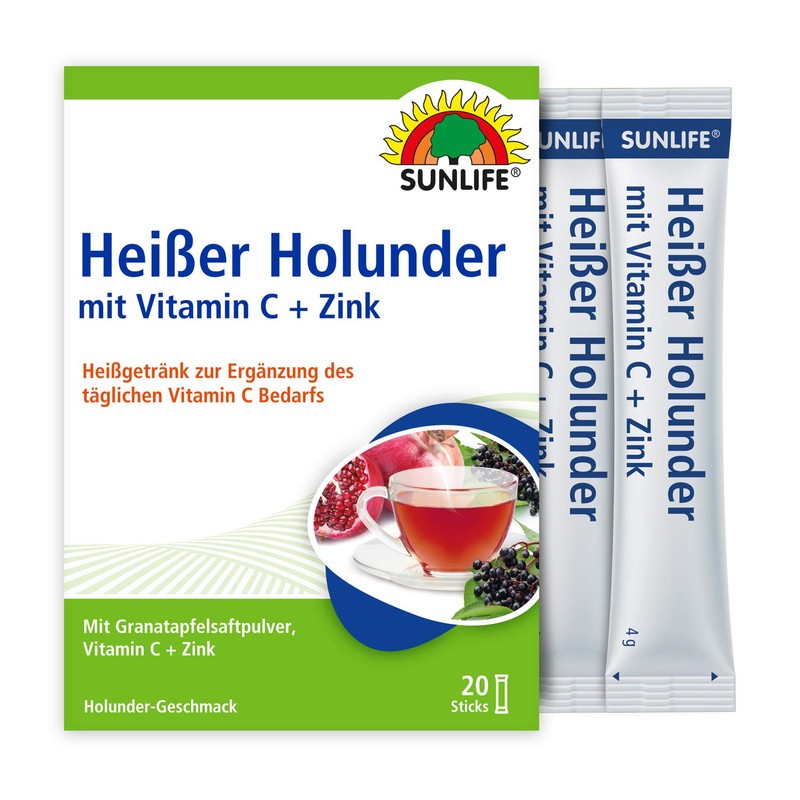 SUNLIFE Hot Elderberry + Pomegranate Sticks 80g