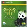 Uncle Lee's Tea Organic Green Tea, 40 Tea Bags, 2.26