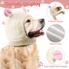 Quiet Ears for Pets, Knitted Dog Hats with Noise Protection