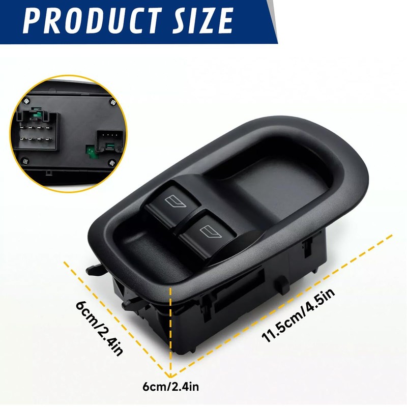 autozen Window Regulator Switch for Ford Transit MK8 2014-2019 OE: