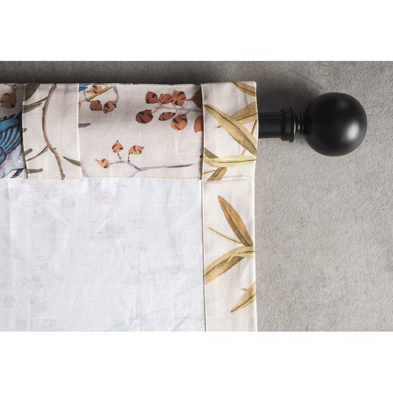 Maison d' Hermine 100% Cotton Curtain - 50"x108" Beige Decorative