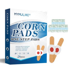 MYMULIKE 24 Count Corns Plasters, Remover Corns for Feet, Corn Soothing and Foot Care Stubborn Corns Removal Sole