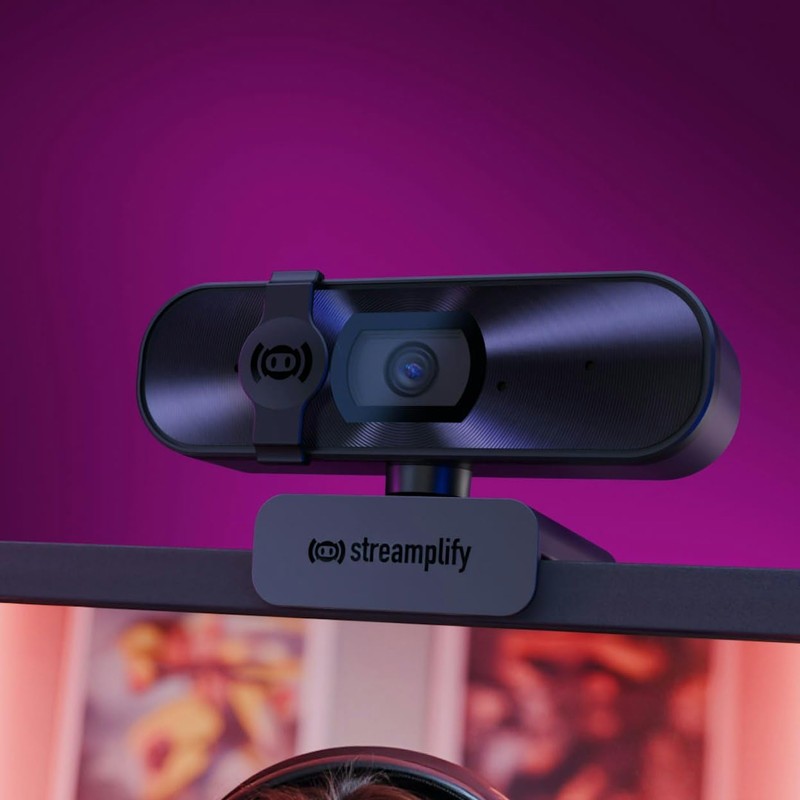 Streamplify CAM MINI Webcam – FHD 1080p 60FPS with Autofocus,