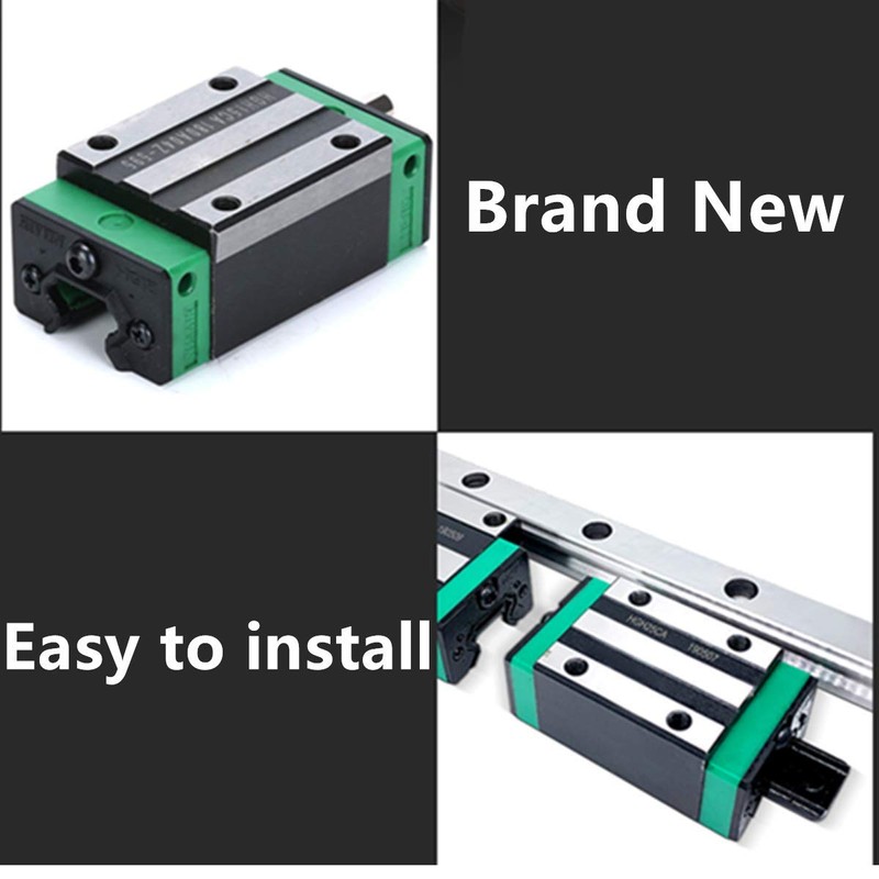 CNCCANEN Linear Rail Guide 2X HGR20-1000mm Linear Slide Guideway Rail