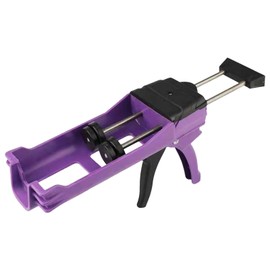 Caulk Holder - Caulk Tube Holder, 12.6x7.8 inch Manual Caulk Tool with Double-Tube Design Sealant Holder, Leak-Proof Caulk Finishing Tool, Caulking Tube Holder for Home, Professional Construction