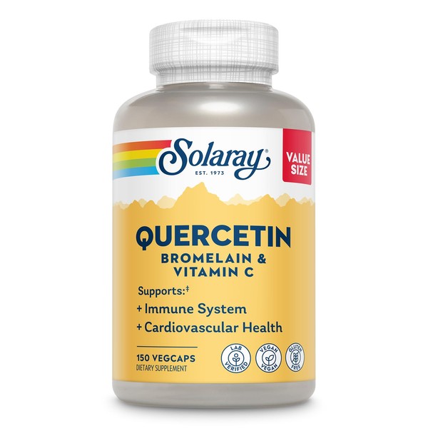 SOLARAY Quercetin Bromelain & Vitamin C, Immune System, Sinus, Respiratory