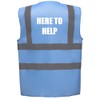 Brook Hi Vis Premium Safety Vest - HERE TO HELP