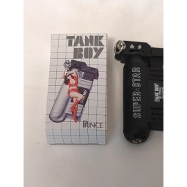 Prince Tank Boy lighter "Super Star"made in Japan by Prince Vintage rare item NIP