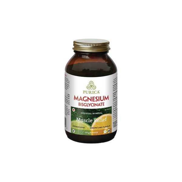 Purica Magnesium Bisglycinate Effervescent (Lemon-Lime) - 300g