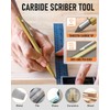 Nicpro 31 Pack Carpenter Pencil Set with Sharpener, Mechanical Carpenter