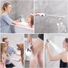 BRIGHT SHOWERS Rain Shower Head with Handheld Spray Built-in Power